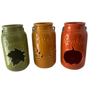 Tealight Lantern Candle Holders Set of 3